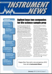Instrument News - January 2012